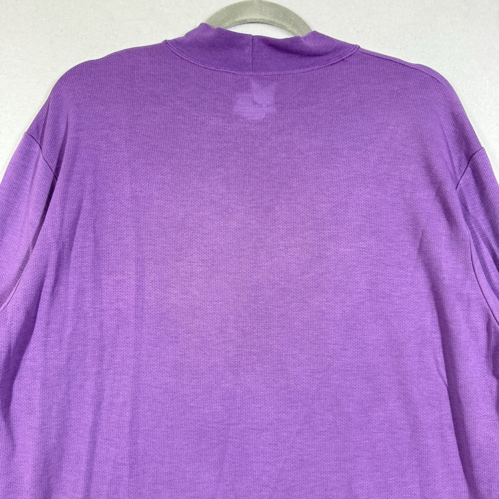 DRIFIRE FR Shirt Men Large Flight Deck Long Sleeve Jersey Flame Resistant Purple - Picture 6 of 12